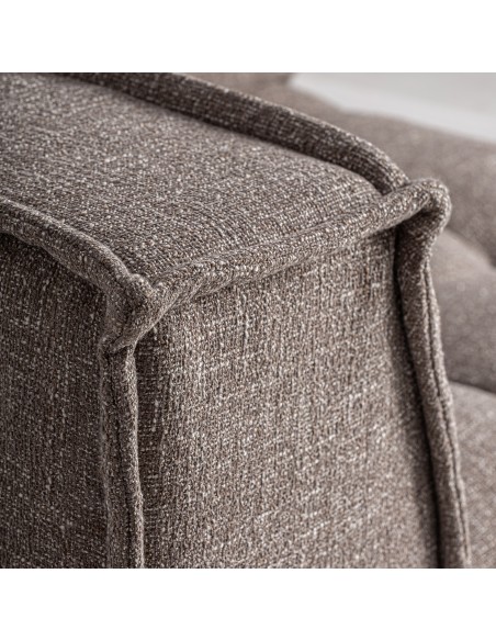 Módulo Sofá Esquinero Aspach Marrón de Vical Home – Diseño Contemporáneo con Acabado Jaspeado