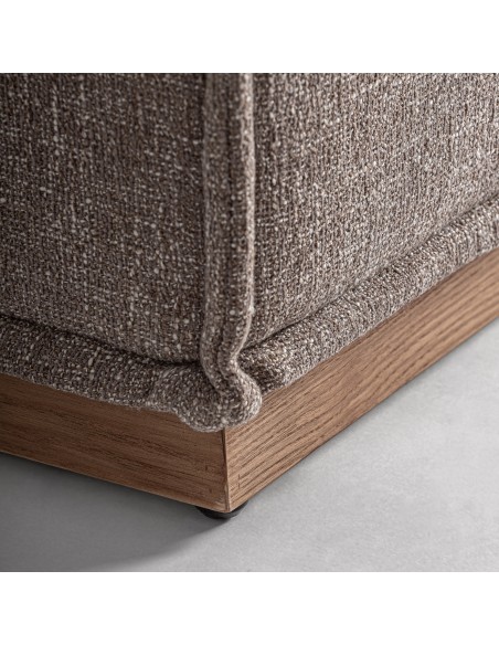 Módulo Sofá Esquinero Aspach Marrón de Vical Home – Diseño Contemporáneo con Acabado Jaspeado