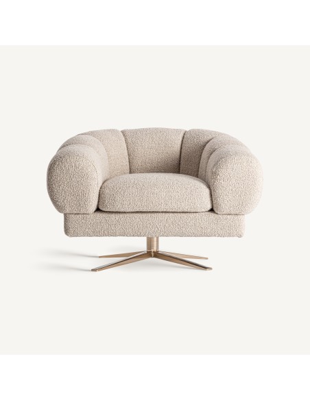 Sillón Elise Blanco Roto de Vical Home – Estilo Art Déco con Acabado Jaspeado