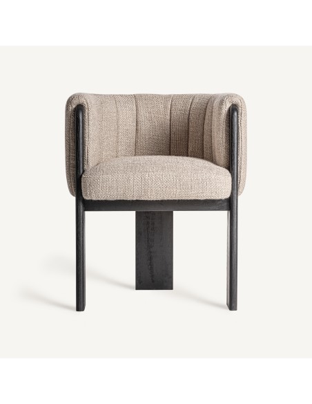 Silla Cluny Gris Jaspeada de Vical Home – Diseño Contemporáneo con Madera de Roble