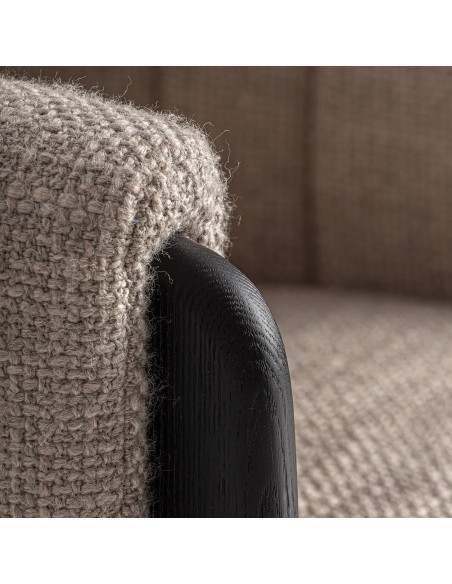 Silla Cluny Gris Jaspeada de Vical Home – Diseño Contemporáneo con Madera de Roble