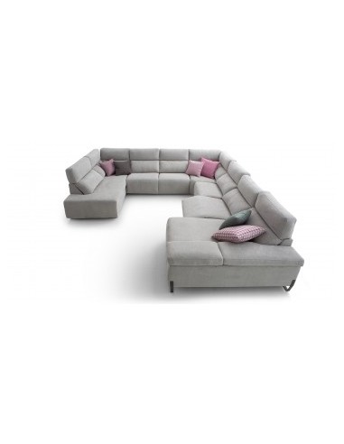 Sofá chaiselongue rinconera fija Triana de...