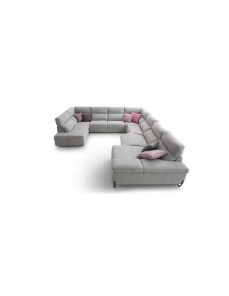 Sofá chaiselongue rinconera fija Triana de Mayor Tapizados – Fijo o Relax Motorizado con Arcón en Brazos