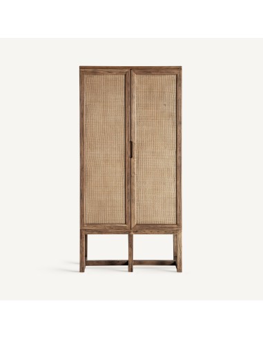 Armario Byremo de Madera de Olmo Marrón 85x41x171 cm – Vical Home
