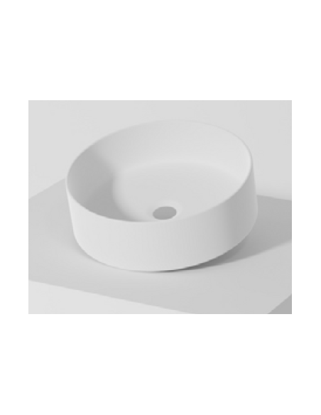 Lavabo sobre encimera fino Cilin BLANCO/NEGRO/GRIS/ROSA/CALCATA