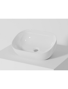 Lavabo sobre encimera fino mini óvalo... 2