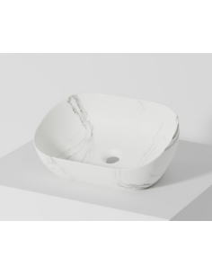 Lavabo sobre encimera fino mini óvalo...