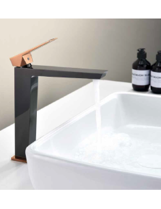 Grifo lavabo monomando alto INFINITE CROMO/NEGRO/ORO/ORO...