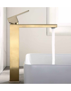 Grifo lavabo alto monomando ARMY CROMO/NEGRO/ORO/NIQUEL