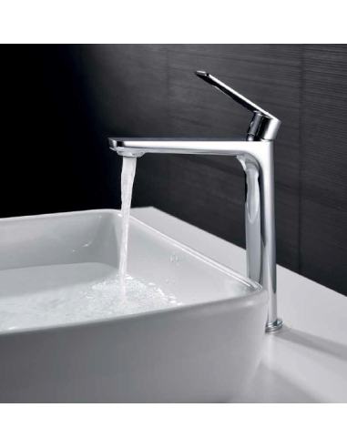 Grifo lavabo monomando alto GLORY CROMO/NEGRO/ORO