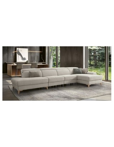 Sofá Chaiselongue Fija Sense de Mayor Tapizados con Asientos de Muelles Ensacados – Modular y Personalizable