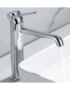 Grifo lavabo alto monomando DIAMOND CROMO/ORO/GRIS 2