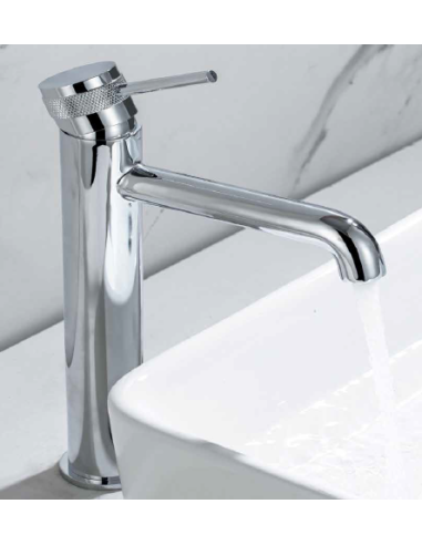 Grifo lavabo alto monomando DIAMOND CROMO/ORO/GRIS