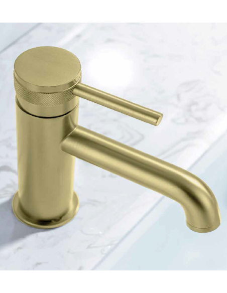 Grifo lavabo monomando DIAMOND CROMO/ORO/GRIS