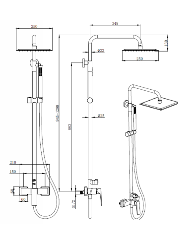 Grifo ducha monomando INFINITE...