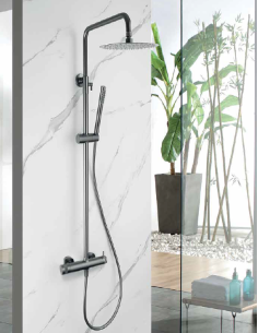 Grifo ducha monomando DIAMOND CROMO/ORO/GRIS