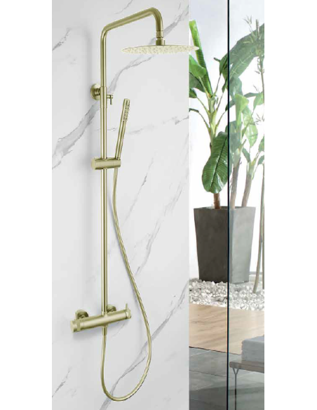 Grifo ducha monomando DIAMOND CROMO/ORO/GRIS