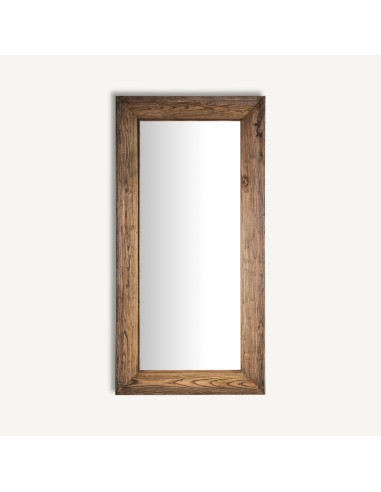 Espejo de Madera de Olmo Marrón 100x200 cm - Vical Home