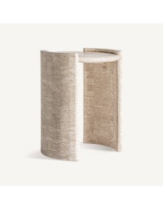 Mesa Auxiliar Thiennes de Travertino Beige – Vical Home 2