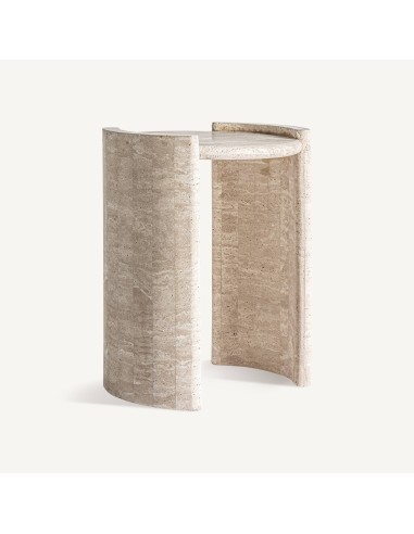 Mesa Auxiliar Thiennes de Travertino Beige –...