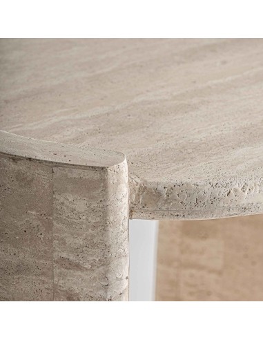 Mesa Auxiliar Thiennes de Travertino Beige –...