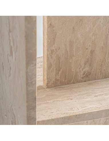 Mesa Auxiliar Thiennes de Travertino Beige –...