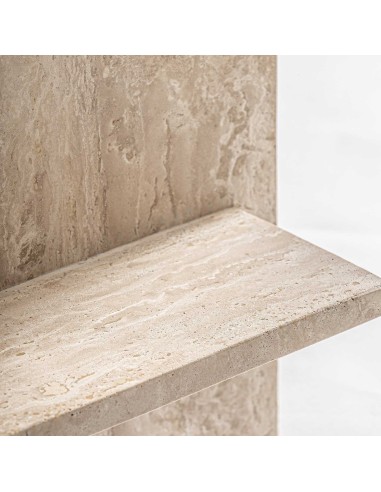 Mesa Auxiliar Thiennes de Travertino Beige –...