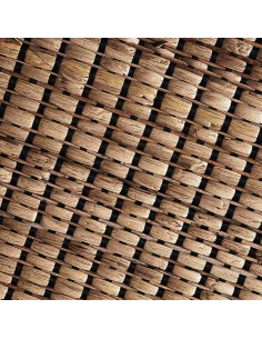Panel decorativo de fibra natural marrón estilo étnico de Vical Home 2