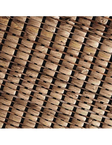 Panel Decorativo de Fibra Natural Marrón –...