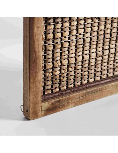 Panel Decorativo de Fibra Natural Marrón –...