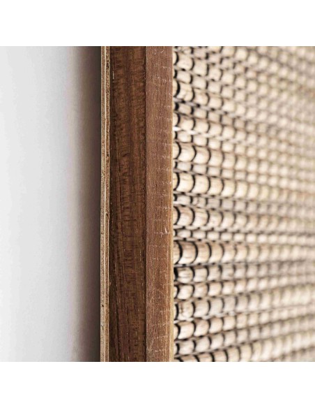 Panel Decorativo de Fibra Natural Marrón – Vical Home