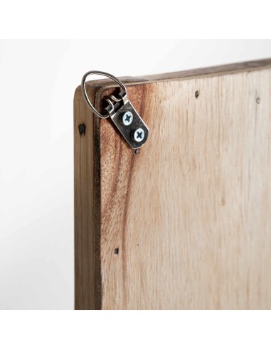 Panel Decorativo de Fibra Natural Marrón –...