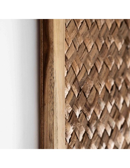 Panel Decorativo de Fibra Natural Marrón 50x100 cm – Vical Home