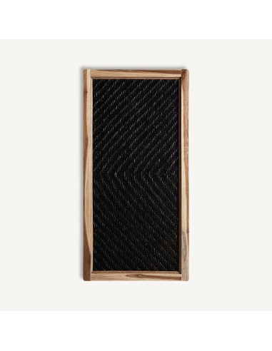 Panel decorativo de ratán marrón estilo boho de Vical Home 50x100 cm