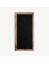 Panel decorativo de ratán marrón estilo boho de Vical Home 50x100 cm
