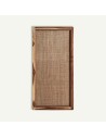Panel decorativo de fibra natural marrón estilo boho de Vical Home 50x100 cm