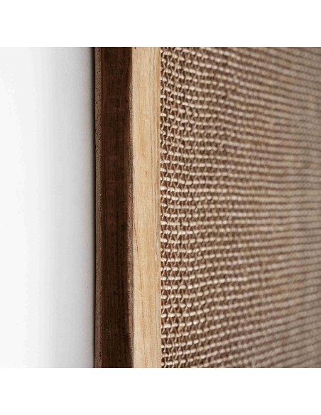 Panel Decorativo de Fibra Natural Marrón Estilo Boho – Vical Home