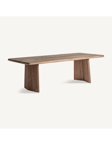 Mesa de Comedor Lendine de Madera de Mango en Color Marrón – Vical Home