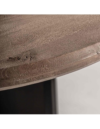 Mesa de Comedor Ardoix Negra en Madera de Mango...