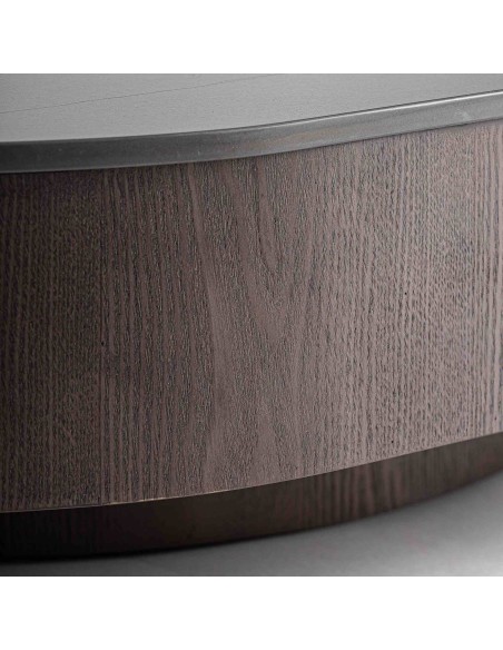 Mesa de Centro Neufs de Vical Home – Estilo Art Déco en Mármol Sintético y Madera