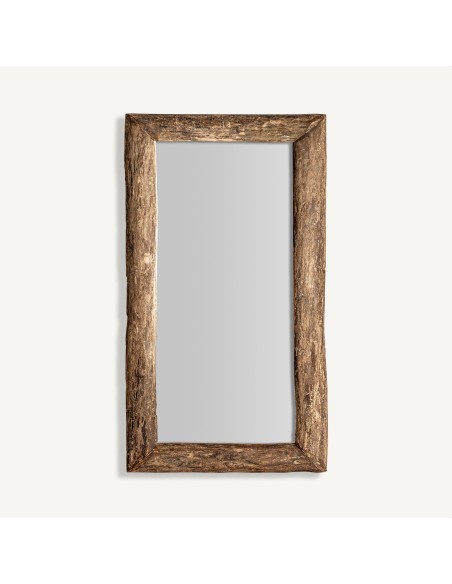 Espejo Badai de Vical Home – Madera de Mango Reciclada Estilo Étnico