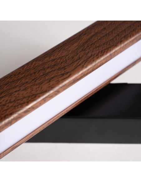 Aplique Ariel de Vical Home – Diseño Contemporáneo en Aluminio Marrón y Negro