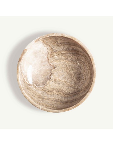 Centro de Mesa en Ónix Naranja – Diseño Orgánico de VICAL HOME