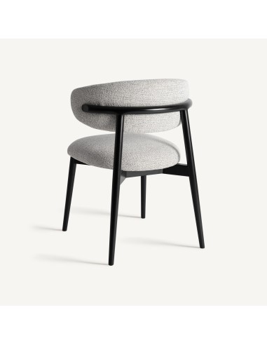 Silla de Diseño en Madera de Arce Negra y...