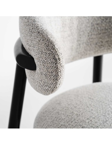 Silla de Diseño en Madera de Arce Negra y...