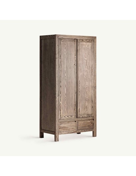 Armario de Madera de Olmo Marrón – Diseño Natural de VICAL HOME