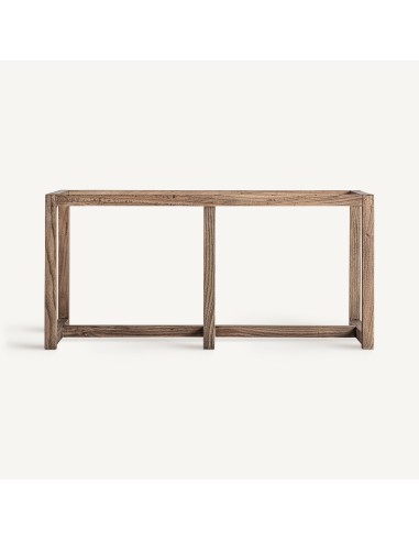 Base de Vitrina en Madera de Olmo Marrón – VICAL HOME