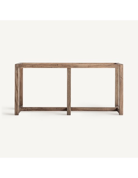 Base de Vitrina en Madera de Olmo Marrón – VICAL HOME