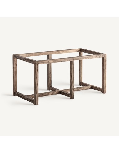 Base de Vitrina en Madera de Olmo Marrón –...