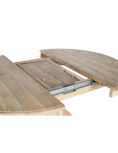 Mesa Comedor Extensible Redonda de Madera de...